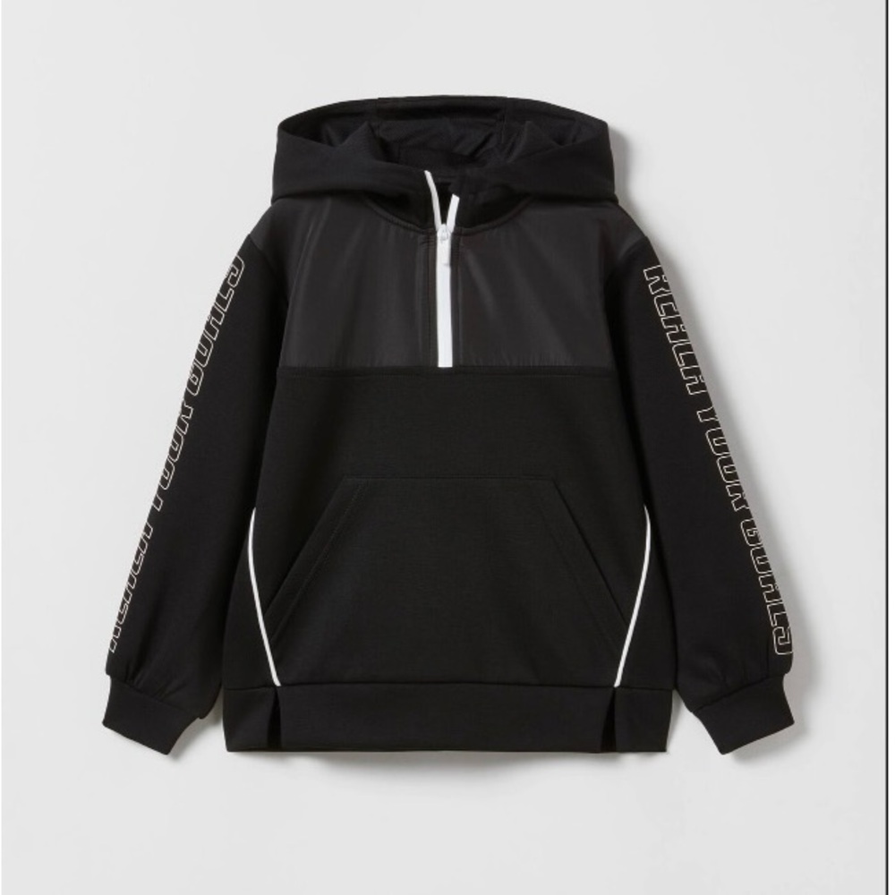 ZARA - GIRL’S BLACK HOODIE & LEGGINGS - SIZE 8